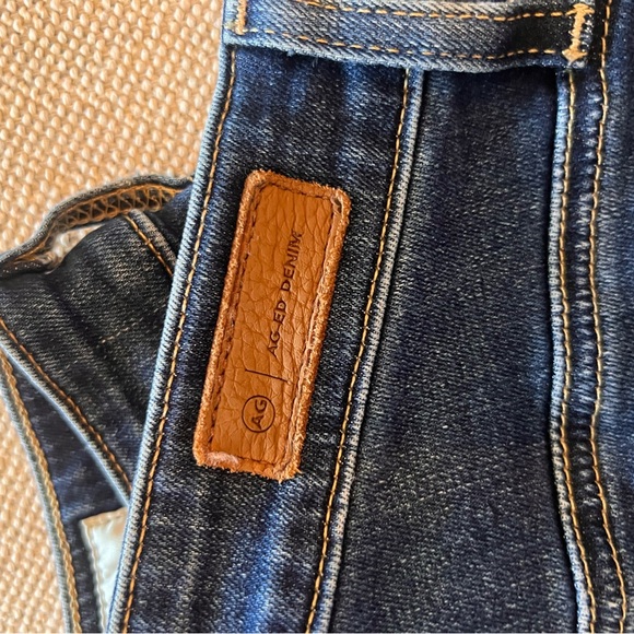 AG Farrah Boot Crop High Rise Blue Jeans 24 - Picture 7 of 7